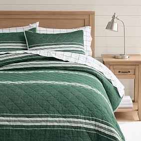Windward Stripe Reversible Quilt