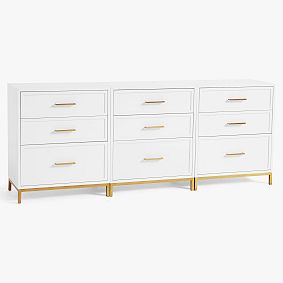 Blaire 3-Drawer Storage Cabinet, Set of 3 (75&quot;)