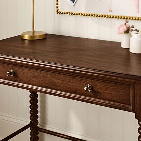 Chris Loves Julia Turned Wood Desk (40&quot;)