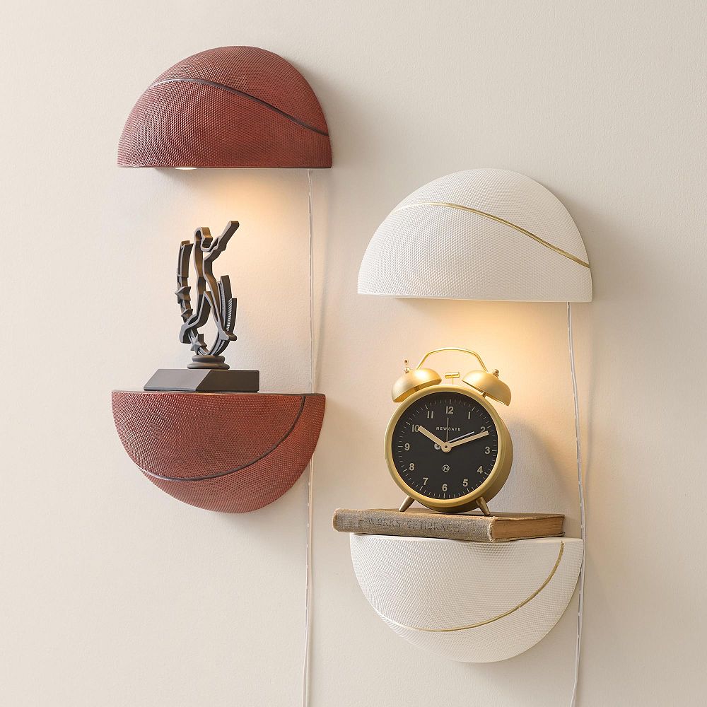 Basketball Shaped Light-Up Wall Display