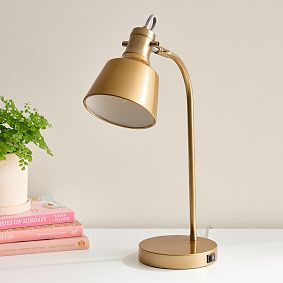 Mini Taylor Desk Lamp with USB Port (18&quot;)