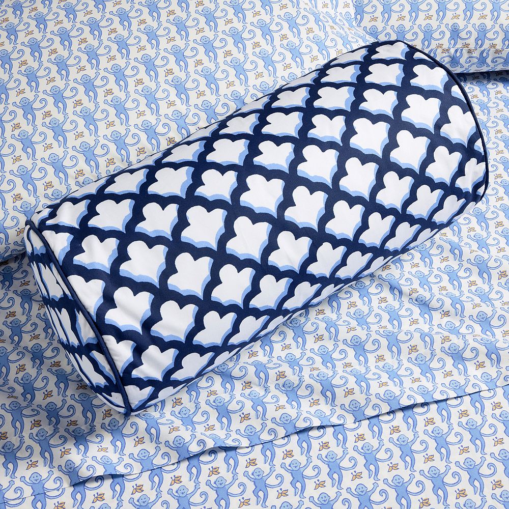 Roller Rabbit Jena Trellis Bolster Pillow