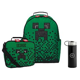 minecraft bookbag and lunch box