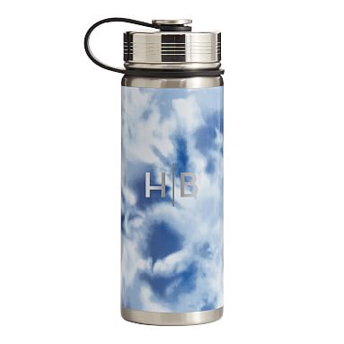 Slim Navy Pacific Tie-Dye Water Bottle