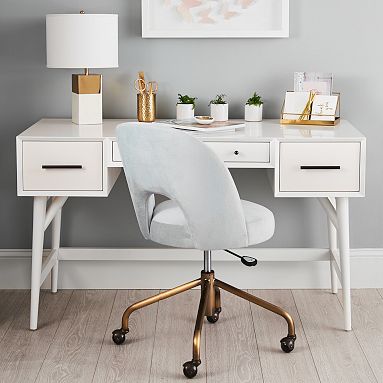 west elm x pbt Mid-Century Storage Desk (52")