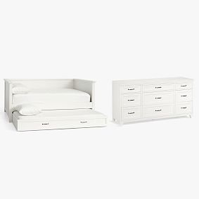 Hampton Daybed with Trundle &amp; 5-Drawer Dresser Set