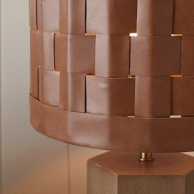 Westly Vegan Leather Table Lamp