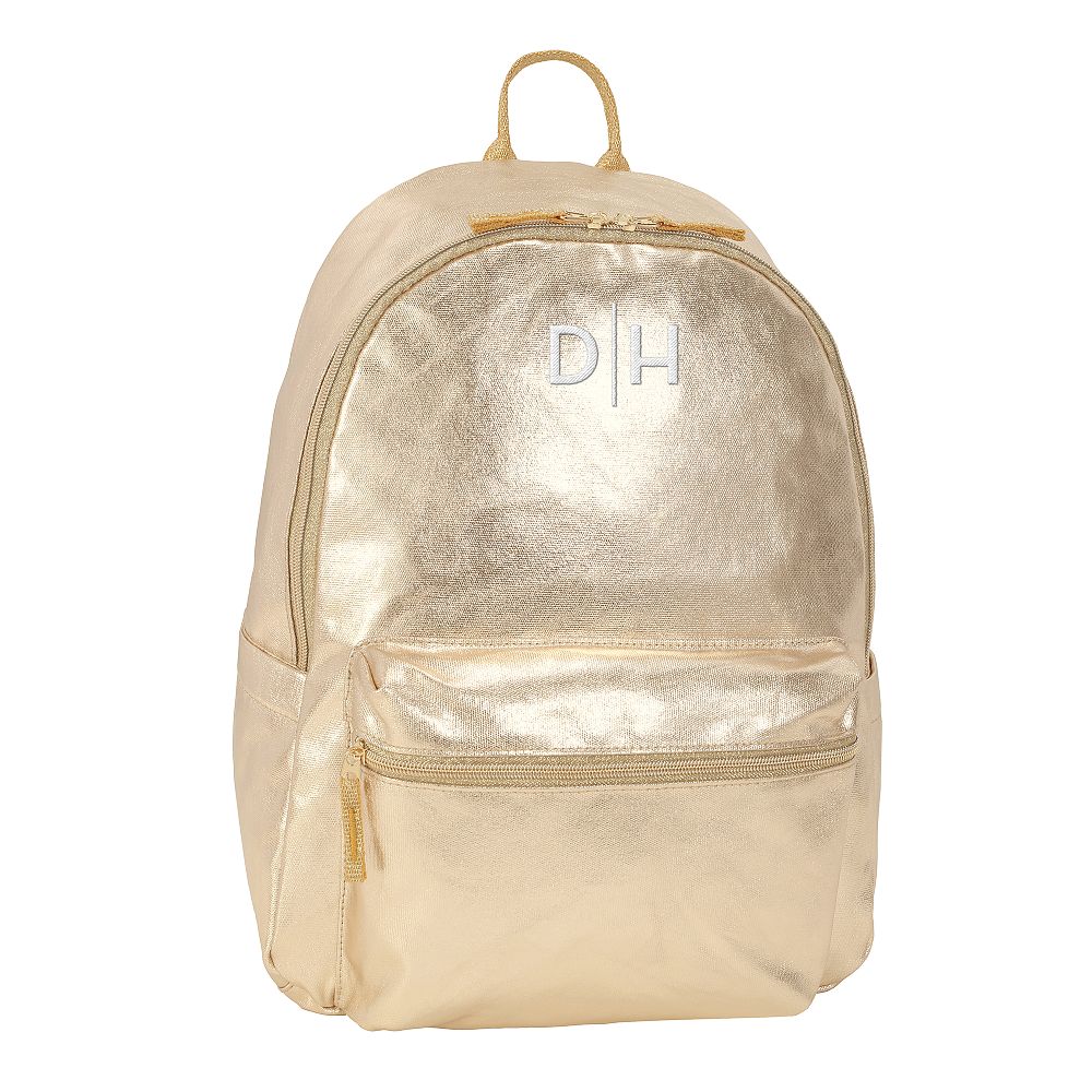 Colby Metallic Gold Backpack