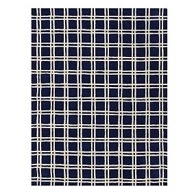 Checkered Wool Rug