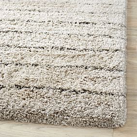Performance Striped Shag Rug