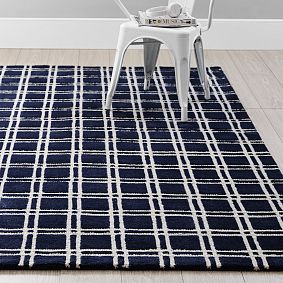 Checkered Wool Rug