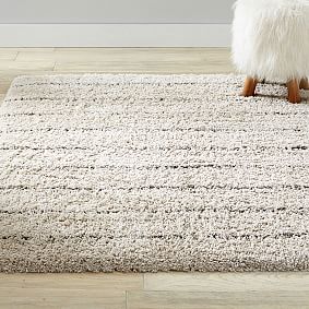Performance Striped Shag Rug