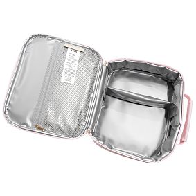 Gear-Up Bow Quilted Ombre Cold Pack Lunch Box
