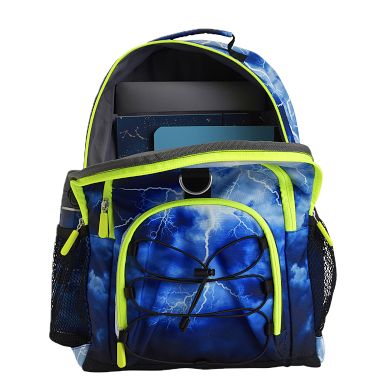 Gear-Up Drip Painting Blue Glow-in-the-Dark Backpack