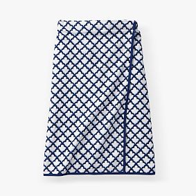 Roller Rabbit Jena Trellis Shower Caddy &amp; Bath Wrap Set