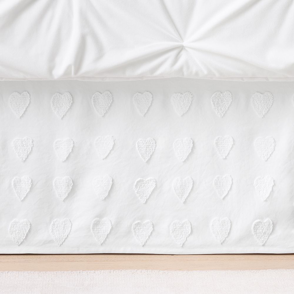 Roller Rabbit Tufted Heart Bedskirt