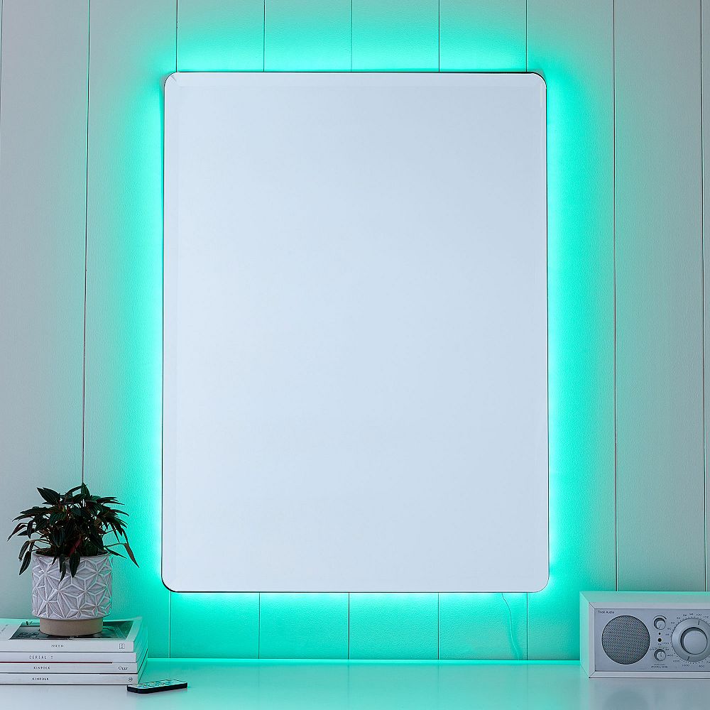 Ambient Backlit Rectangular Mirror (24&quot;x36&quot;)