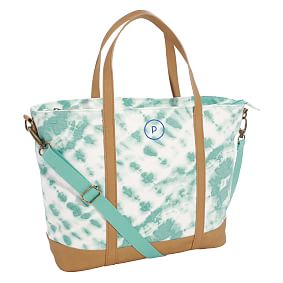 Northfield Carmel Tie-Dye Pool Zipper Recycled Tote