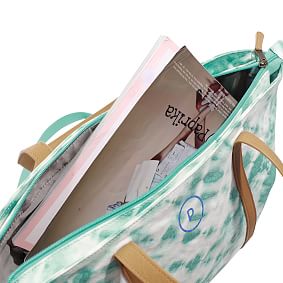 Northfield Carmel Tie-Dye Pool Zipper Recycled Tote