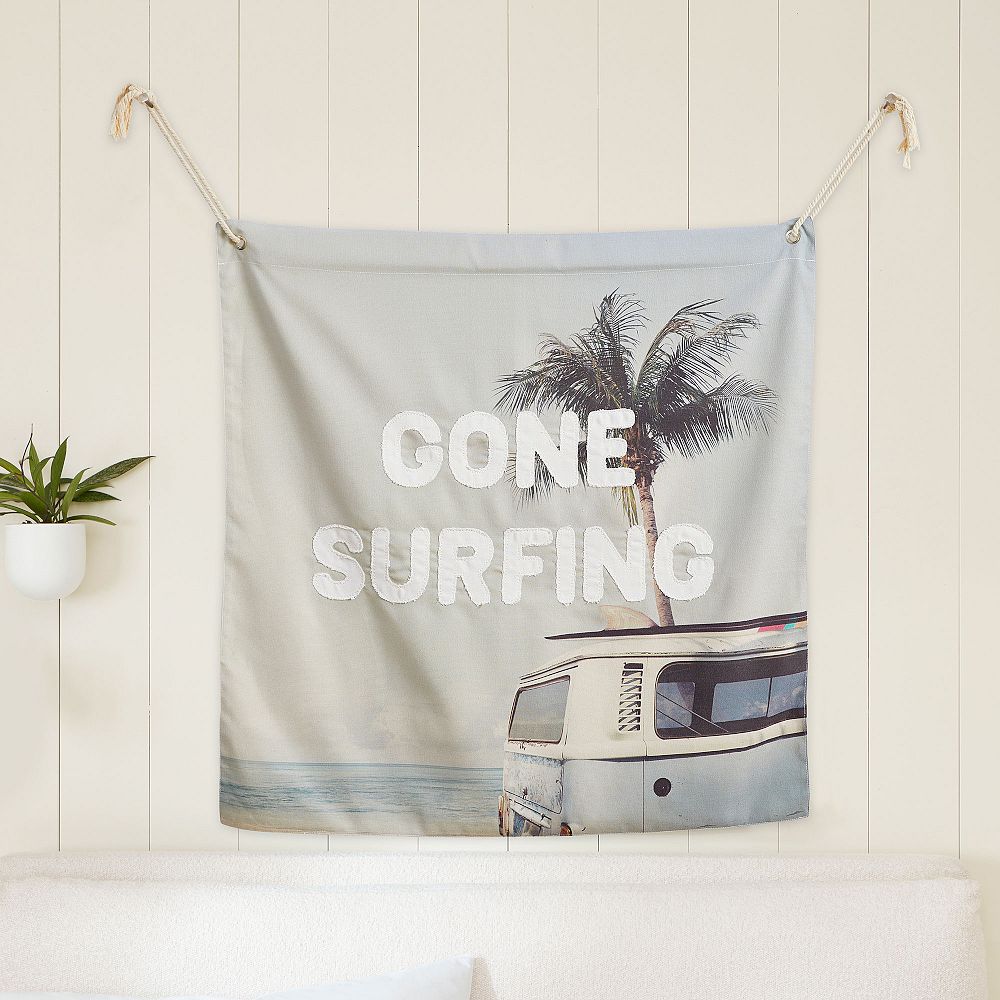 Gone Surfing Tapestry