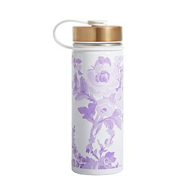 Gear-Up LoveShackFancy Lavender Damask Backpack and Cold Pack Lunch Box Bundle, Set of 3