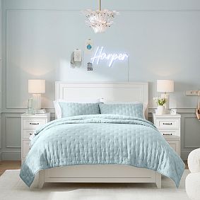 Glass Petal Tiered Flush Mount (18&quot;)