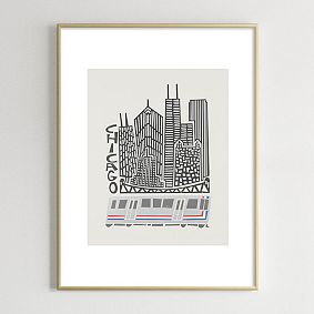 Chicago Cityscape Art