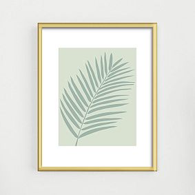 Sage Palm Leaf Art