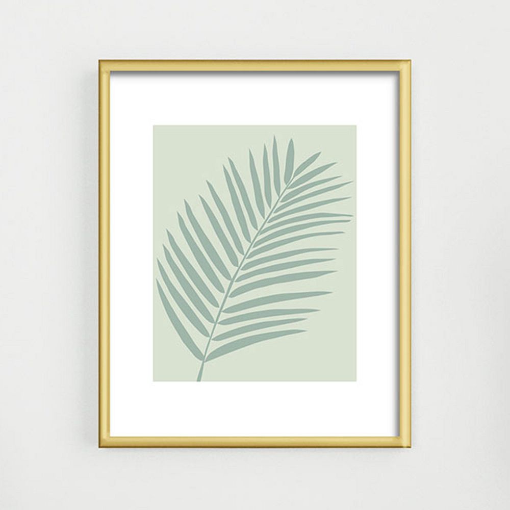 Sage Palm Leaf Art