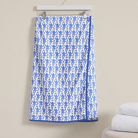 Roller Rabbit Monkey Shower Caddy &amp; Bath Wrap Set