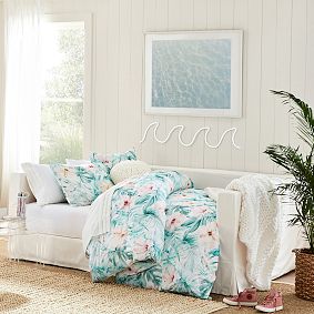 Tropical Bloom Organic Duvet Cover