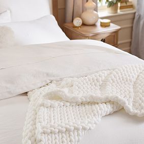 West Elm European Linen Sheet Set