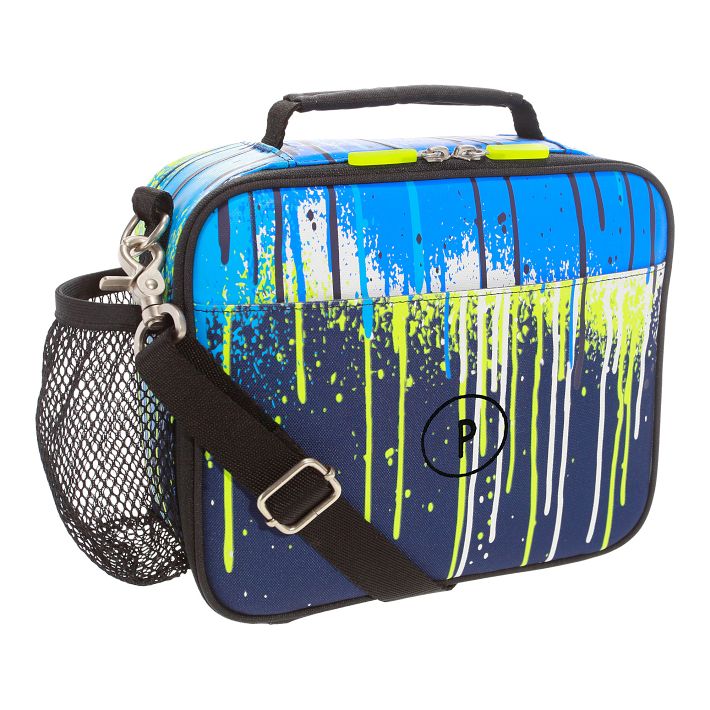 Gear-Up Drip Painting Blue Glow-in-the-Dark  Lunch Boxes