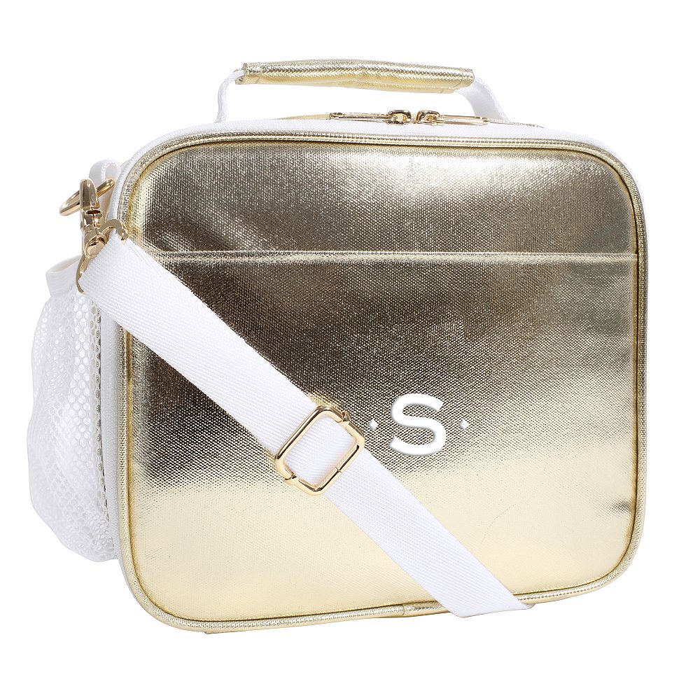Gear-Up Metallic Gold Cold Pack Lunch Box