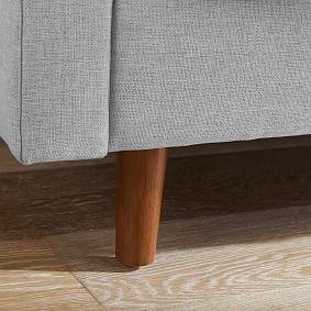 west elm x pbt Grid Tufted Corner Platform Bed
