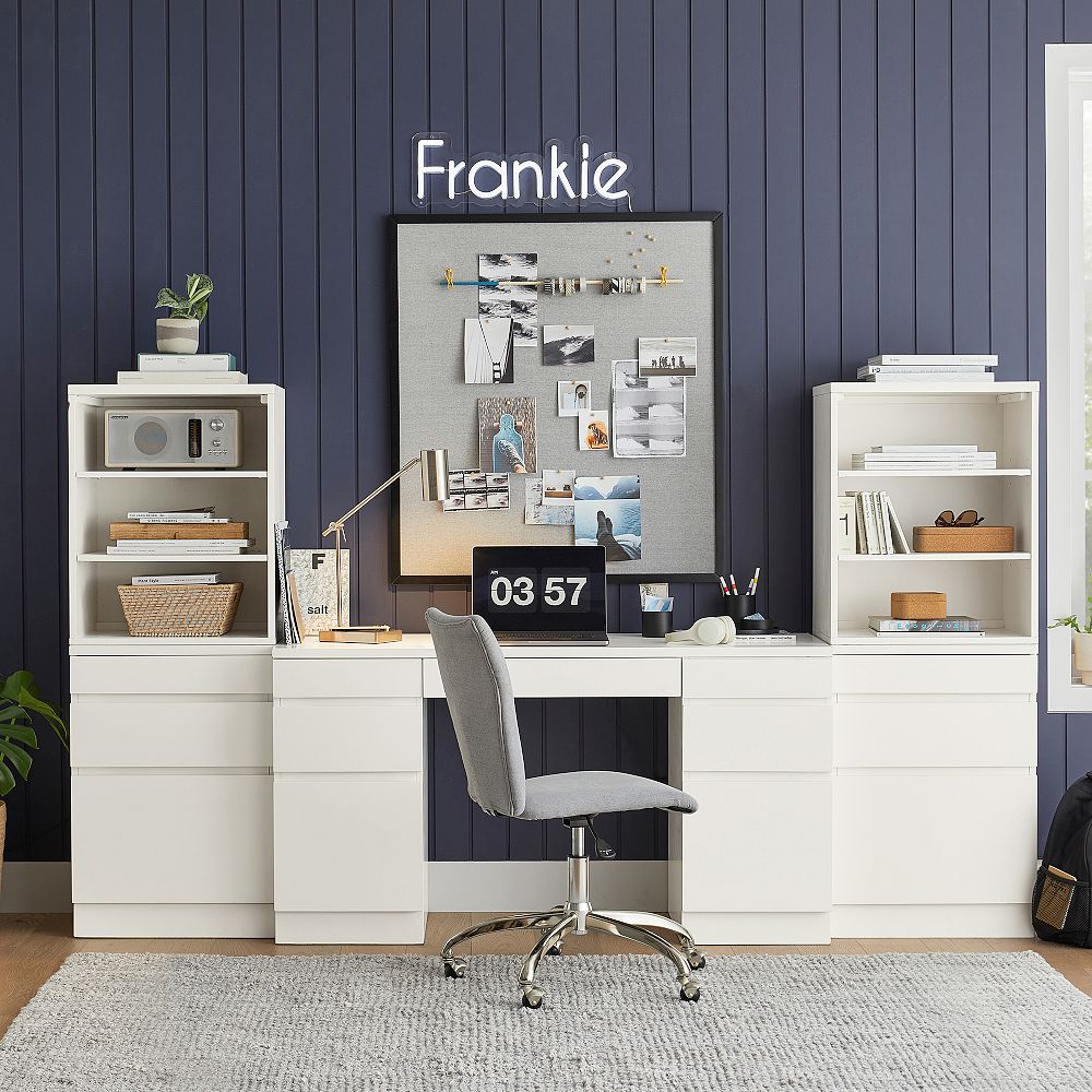 Bowen Smart&trade; Storage Desk & Bookcase Set