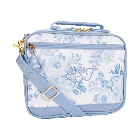 Gear-Up LoveShackFancy Blue Damask Adaptive Backpack &amp; Adaptive Lunch Box Bundle