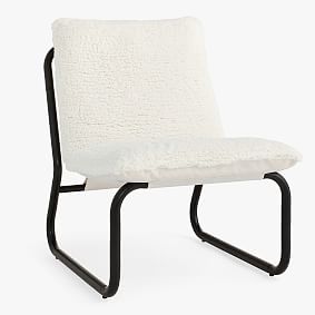 Sherpa Ivory Brooks Lounge Chair