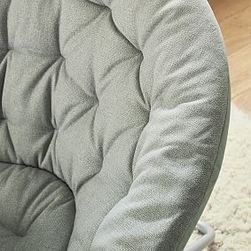 Basketweave Seaglass Hang-A-Round Chair