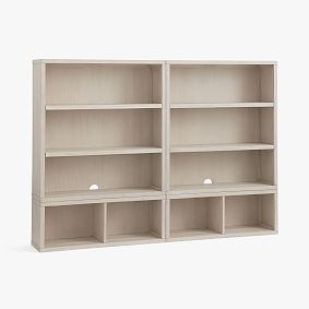 Costa Double 3-Shelf Bookcase (80&quot;)