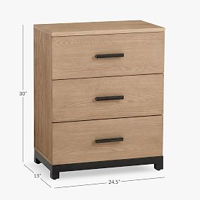Kearny 3-Drawer Bookcase (24.5&quot;)