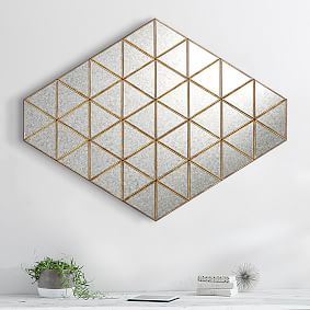 Antiqued Paneled Mirrors