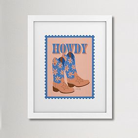 Howdy Boots Art