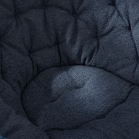 Chunky Boucle Navy Hang A Round Chair