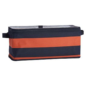Guys Store-It Canvas Bin Collection, Rugby Stripe