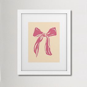 Big Pink Bow Art