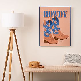 Howdy Boots Art
