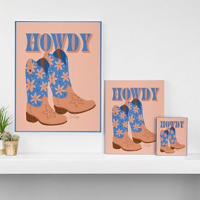Howdy Boots Art