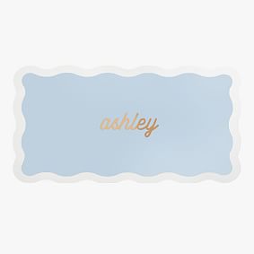 Personalized Scallop Desk Mat (24&quot;x14&quot;)
