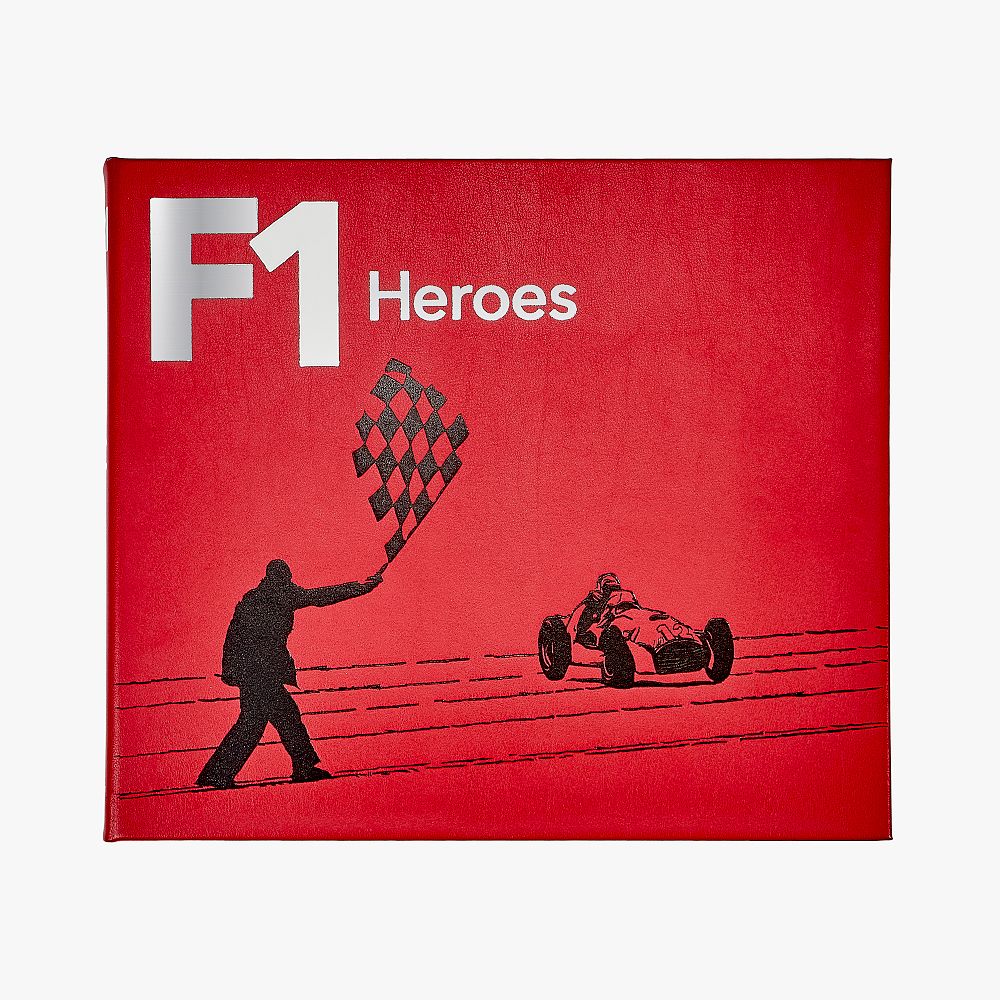 Formula One Heroes Leather-Bound Book